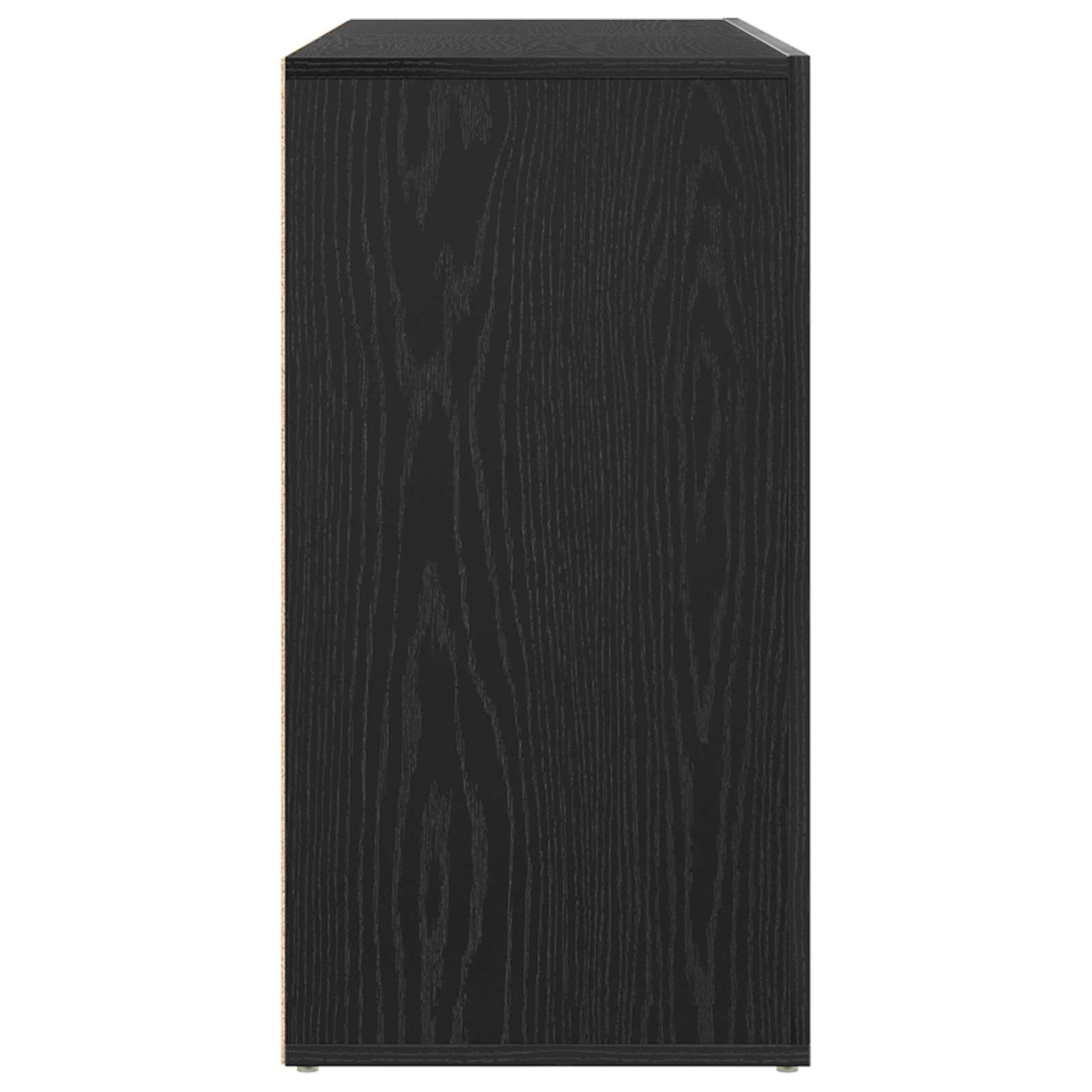 Kreveta Crni hrast 120 x 36 x 69 cm Konstruirano drvo