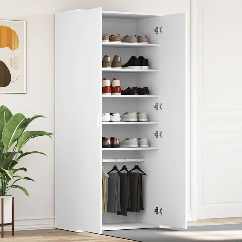 Ormar za cipele Bijelo 80 x 39 x 178 cm Konstruirano drvo