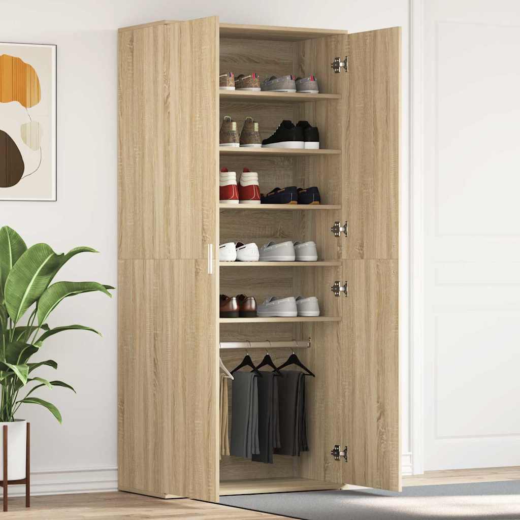Ormar za cipele Sonoma hrast 80 x 39 x 178 cm Konstruirano drvo