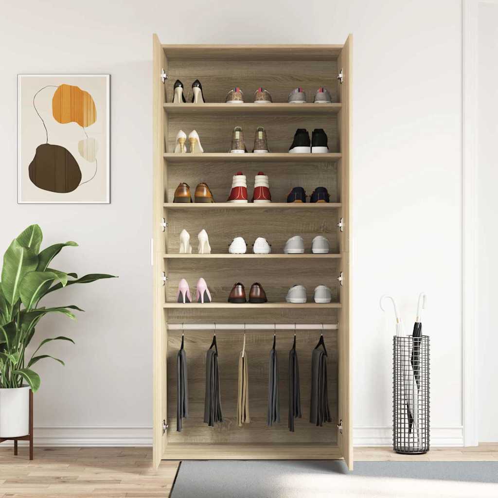 Ormar za cipele Sonoma hrast 80 x 39 x 178 cm Konstruirano drvo