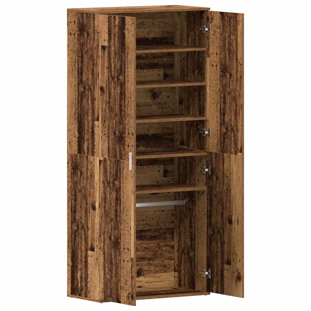 Ormar za cipele Staro drvo 80 x 39 x 178 cm Konstruirano drvo