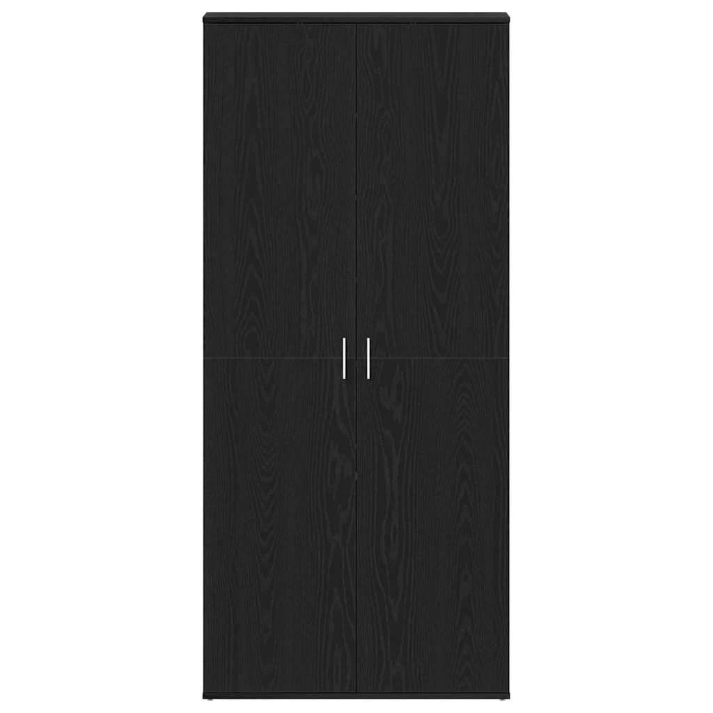 Ormar za cipele Crni hrast 80 x 39 x 178 cm Konstruirano drvo