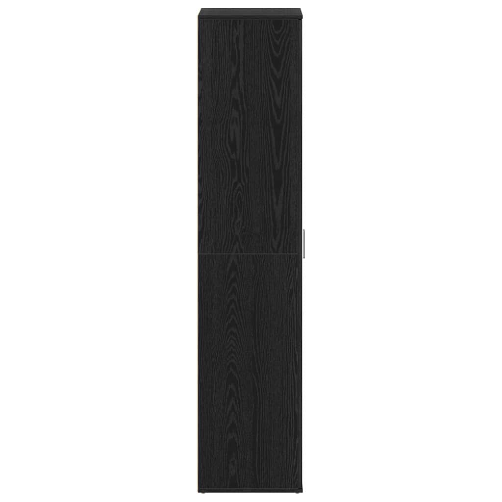 Ormar za cipele Crni hrast 80 x 39 x 178 cm Konstruirano drvo