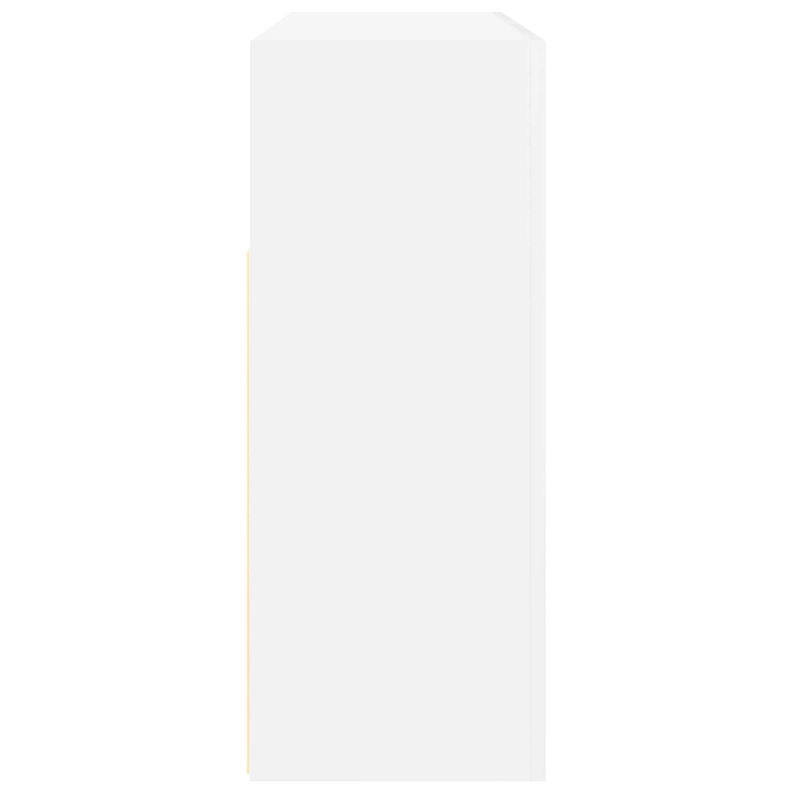Kreveta S LED lampica Bijelo 116 x 30 x 75 cm Konstruirano drvo