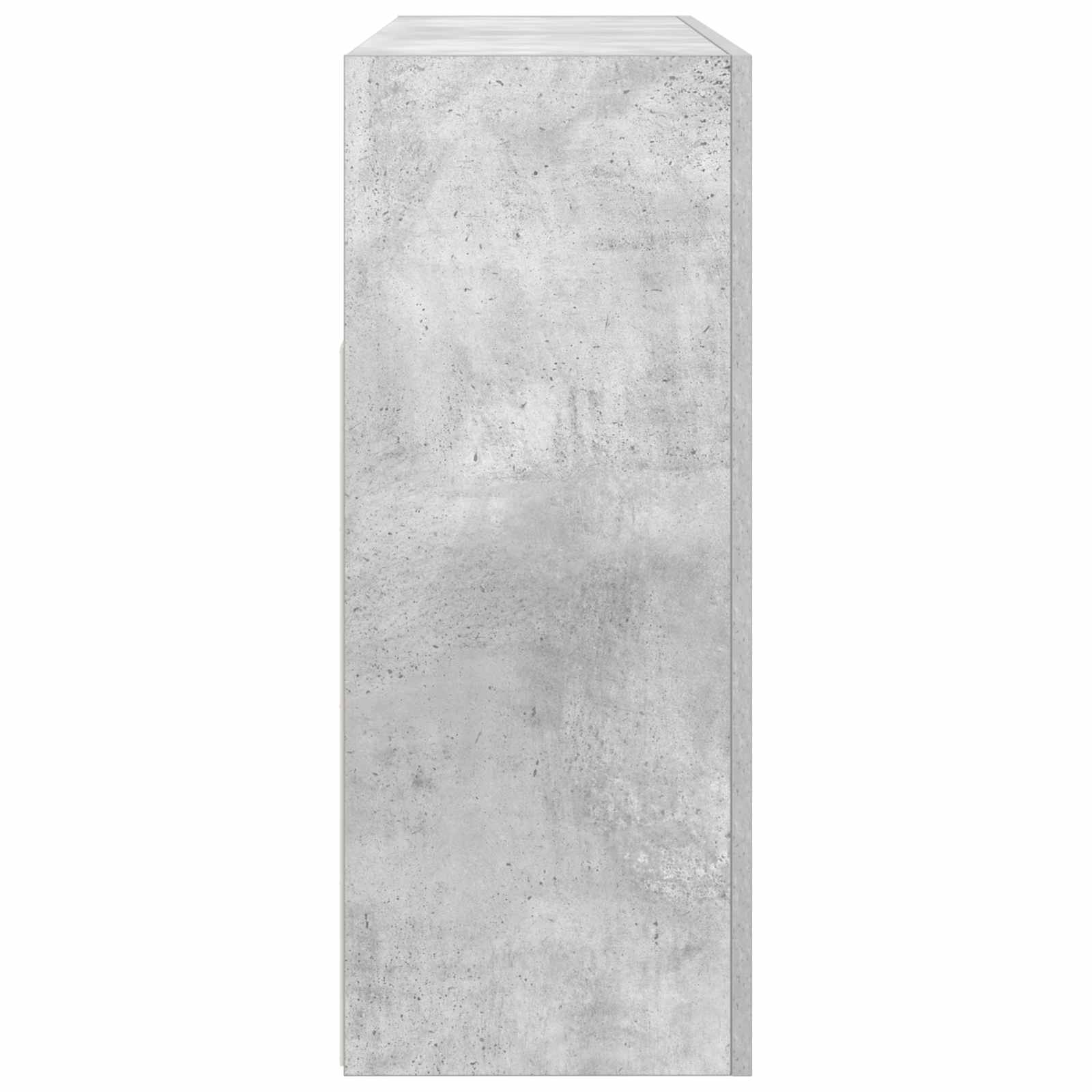 Kreveta Betonski sivi 116 x 30 x 75 cm Konstruirano drvo