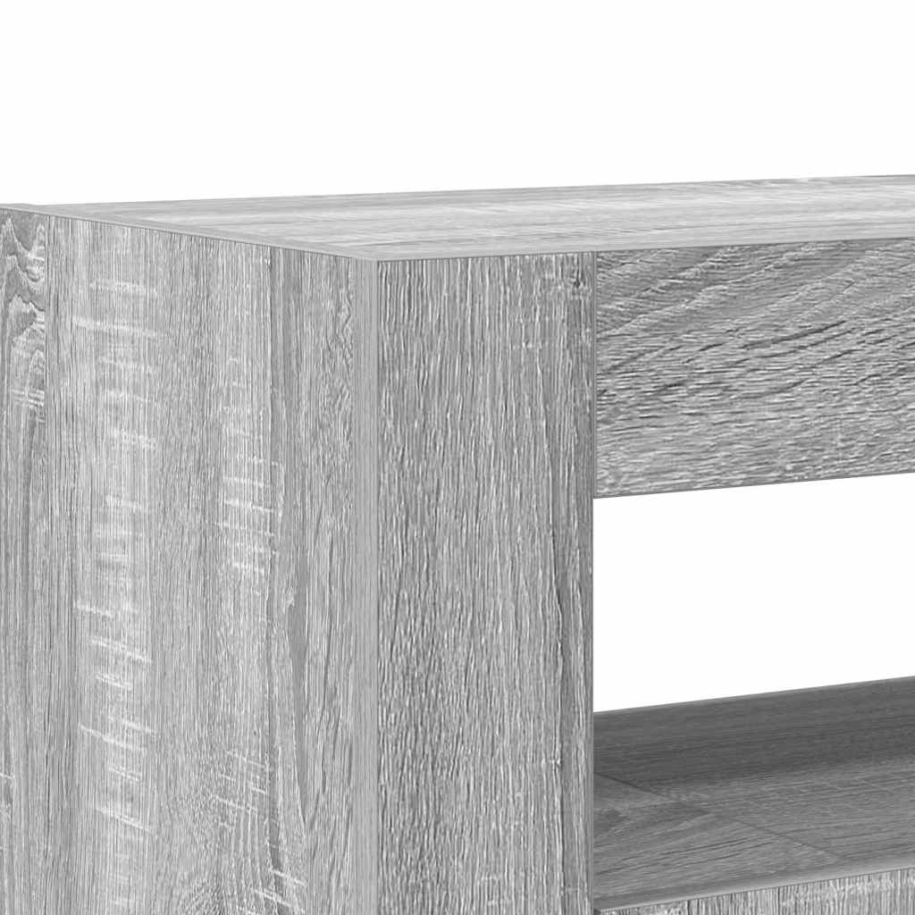 Kreveta Siva Sonoma 116 x 30 x 75 cm Konstruirano drvo