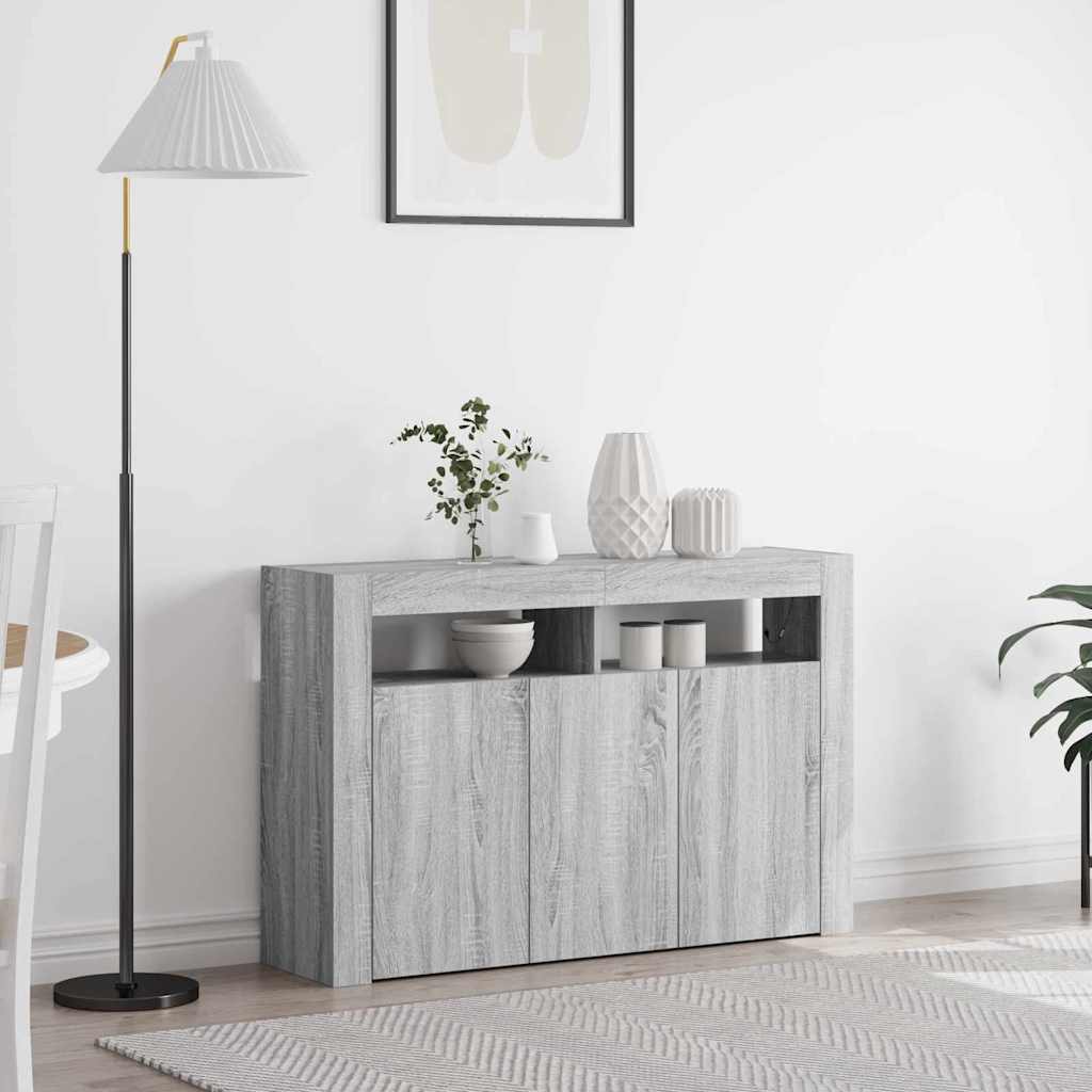 Kreveta Siva Sonoma 116 x 30 x 75 cm Konstruirano drvo