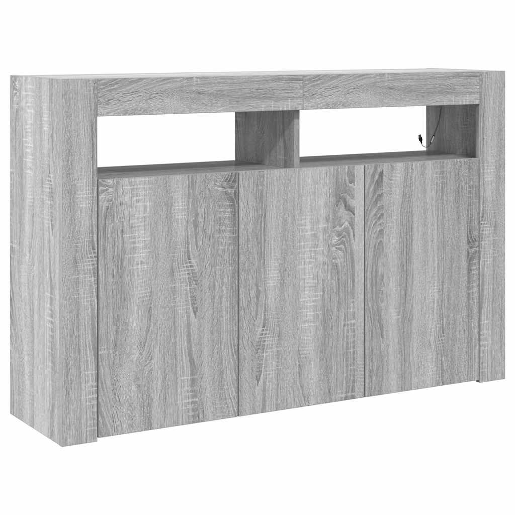 Kreveta Siva Sonoma 116 x 30 x 75 cm Konstruirano drvo