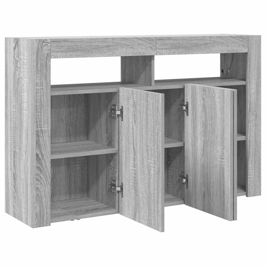 Kreveta Siva Sonoma 116 x 30 x 75 cm Konstruirano drvo