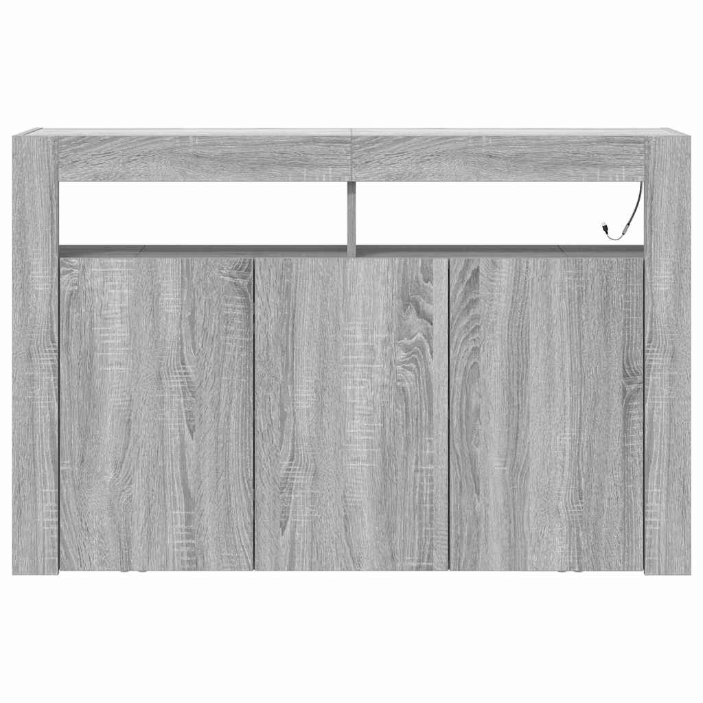 Kreveta Siva Sonoma 116 x 30 x 75 cm Konstruirano drvo
