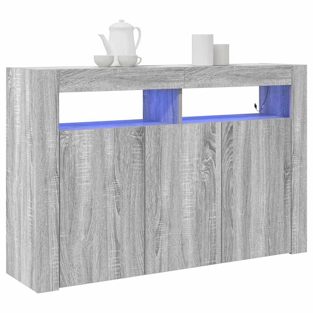Kreveta Siva Sonoma 116 x 30 x 75 cm Konstruirano drvo