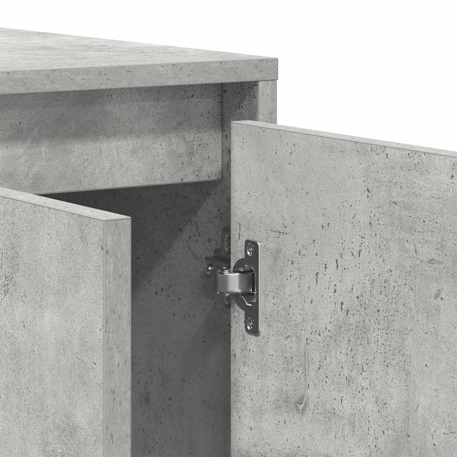 Kreveta Betonski sivi 135 x 41 x 75 cm Konstruirano drvo
