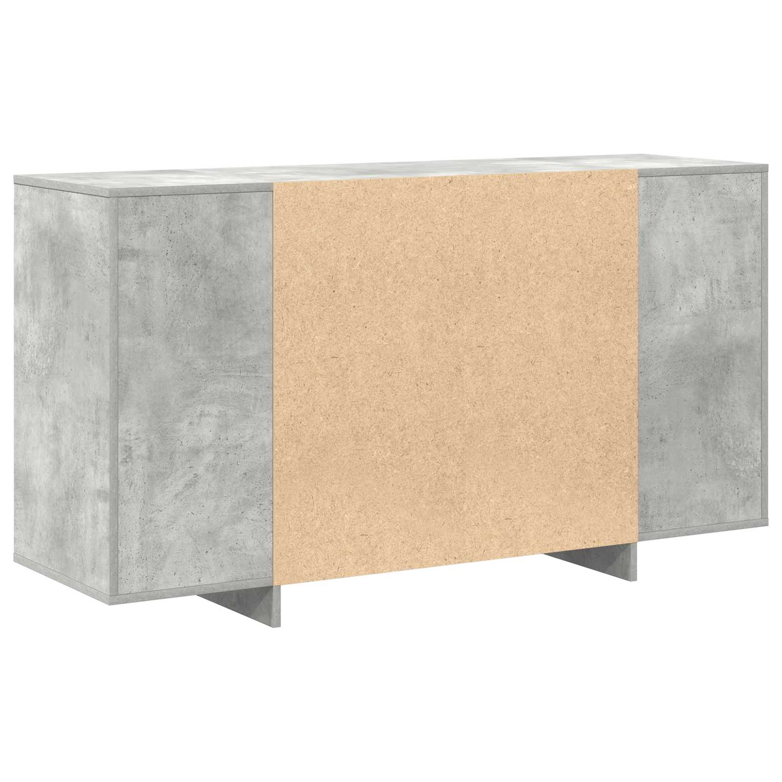 Kreveta Betonski sivi 135 x 41 x 75 cm Konstruirano drvo