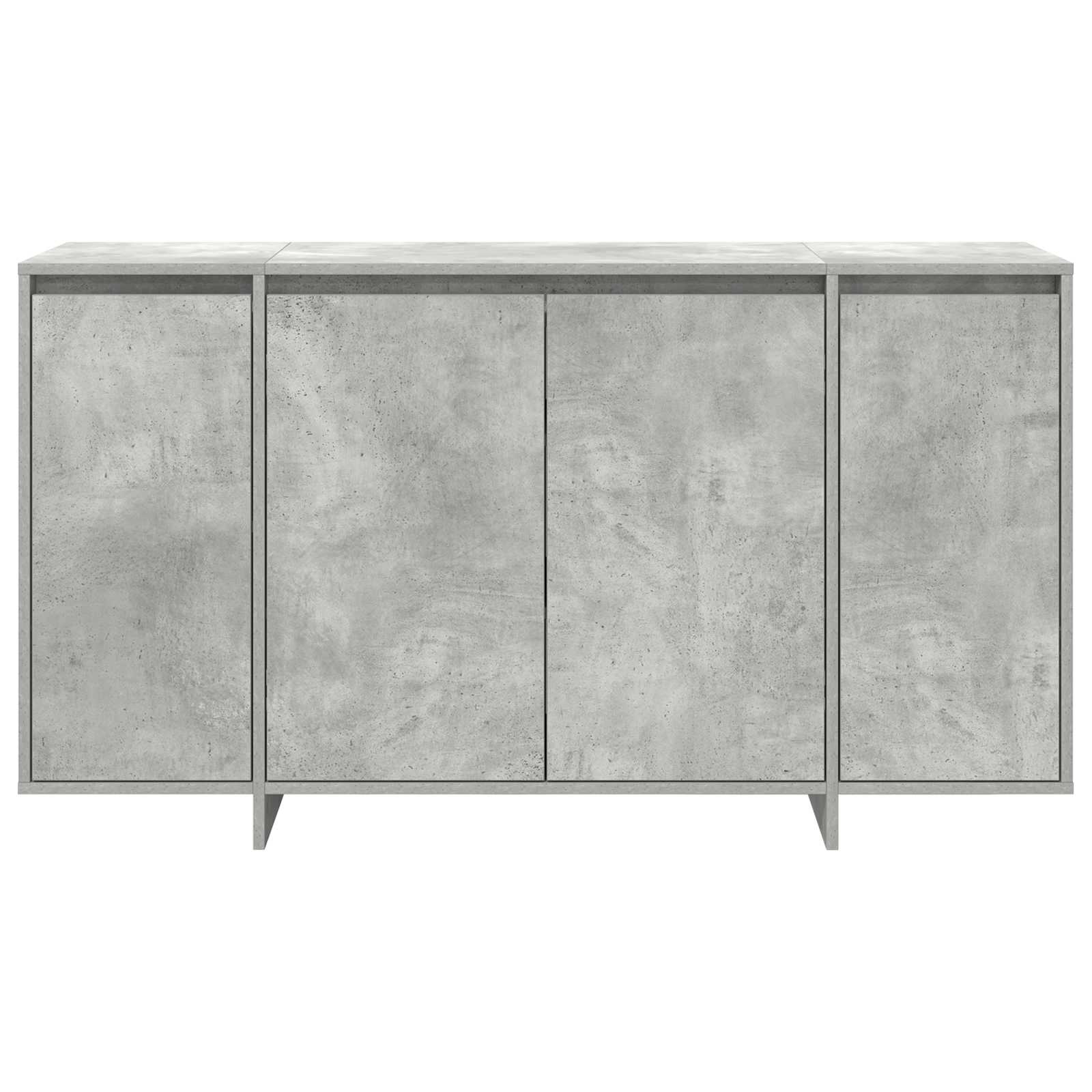 Kreveta Betonski sivi 135 x 41 x 75 cm Konstruirano drvo