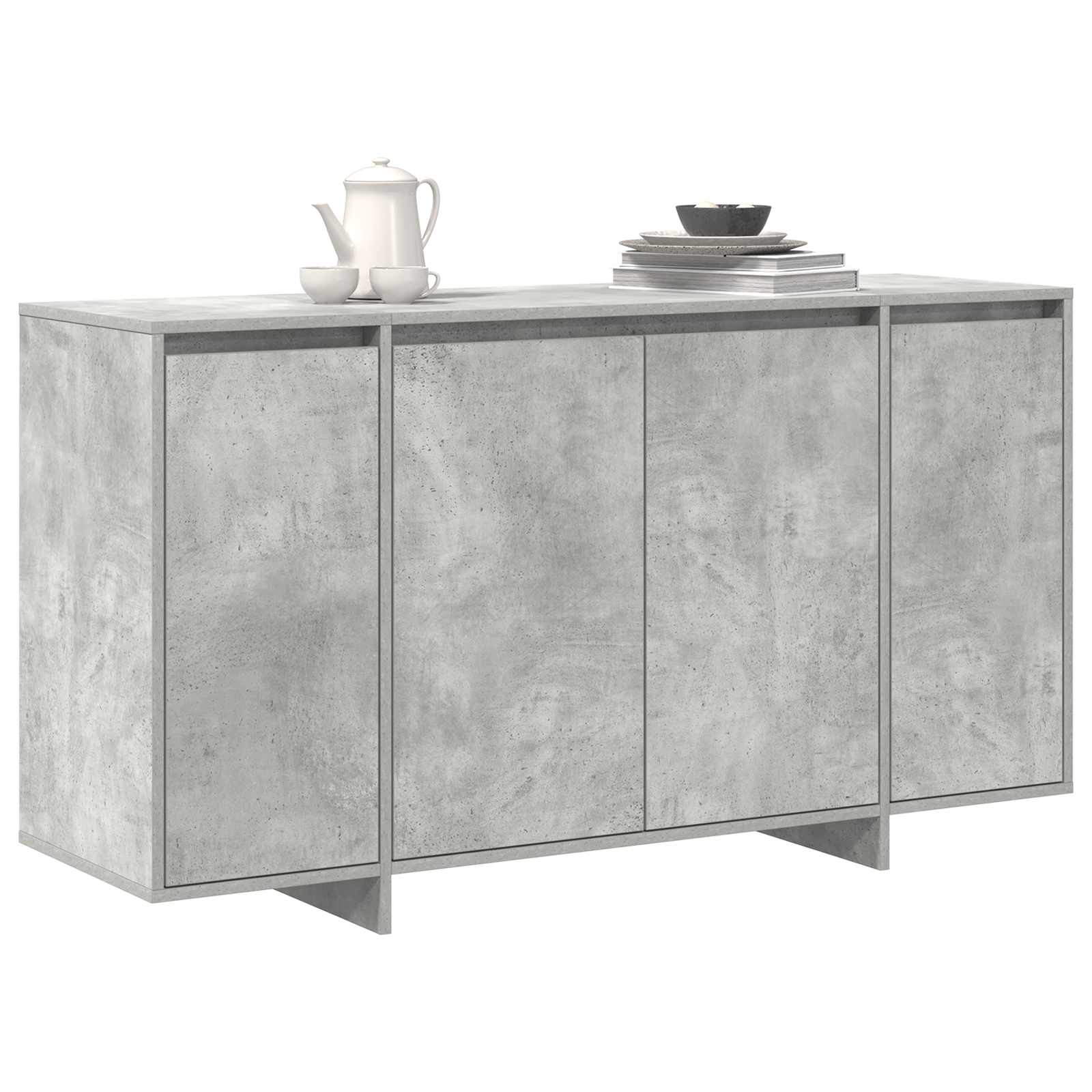 Kreveta Betonski sivi 135 x 41 x 75 cm Konstruirano drvo