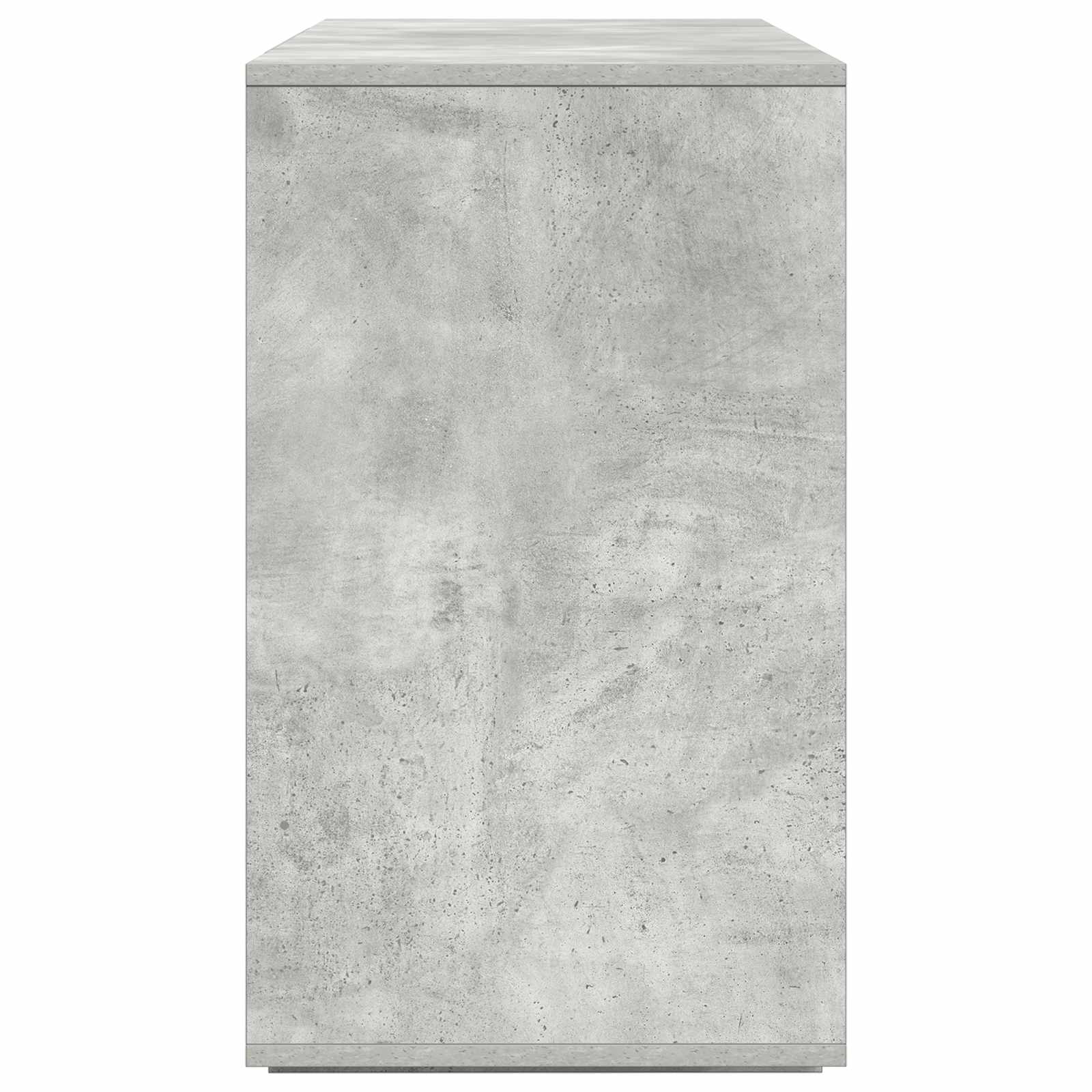 Kreveta Betonski sivi 135 x 41 x 75 cm Konstruirano drvo