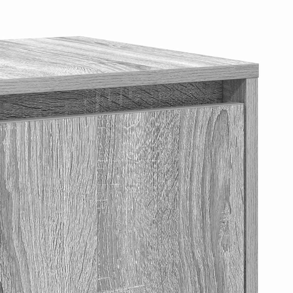 Kreveta Siva Sonoma 135 x 41 x 75 cm Konstruirano drvo