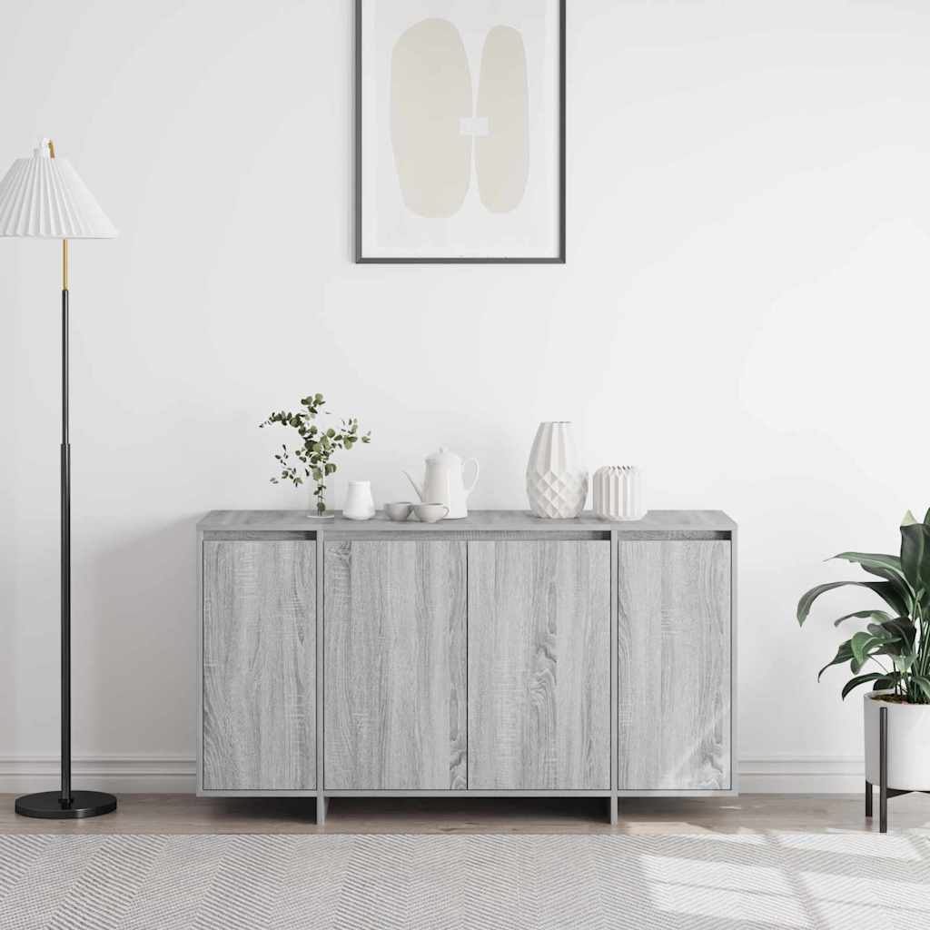 Kreveta Siva Sonoma 135 x 41 x 75 cm Konstruirano drvo