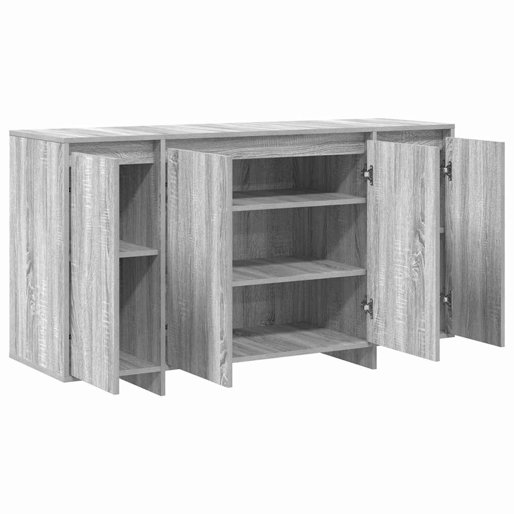 Kreveta Siva Sonoma 135 x 41 x 75 cm Konstruirano drvo