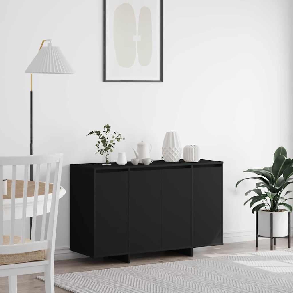 Kreveta Crna 120 x 41 x 75 cm Konstruirano drvo