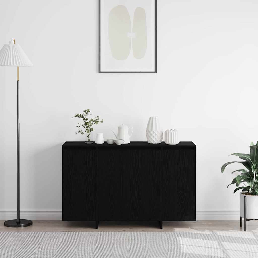 Kreveta Crni hrast 120 x 41 x 75 cm Konstruirano drvo