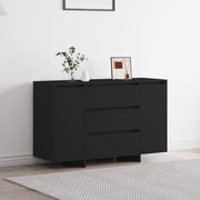 Kreveta s ladicama Crna 120 x 41 x 75 cm Konstruirano drvo