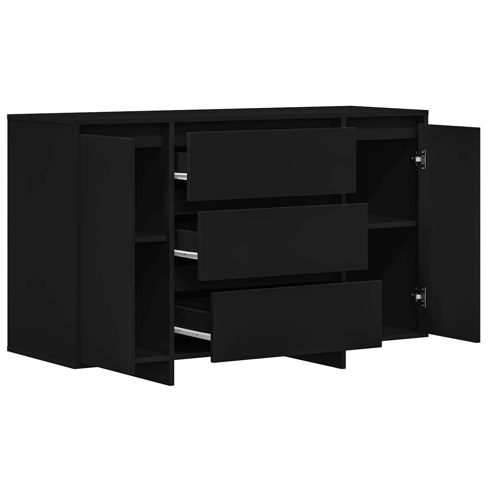 Kreveta s ladicama Crna 120 x 41 x 75 cm Konstruirano drvo
