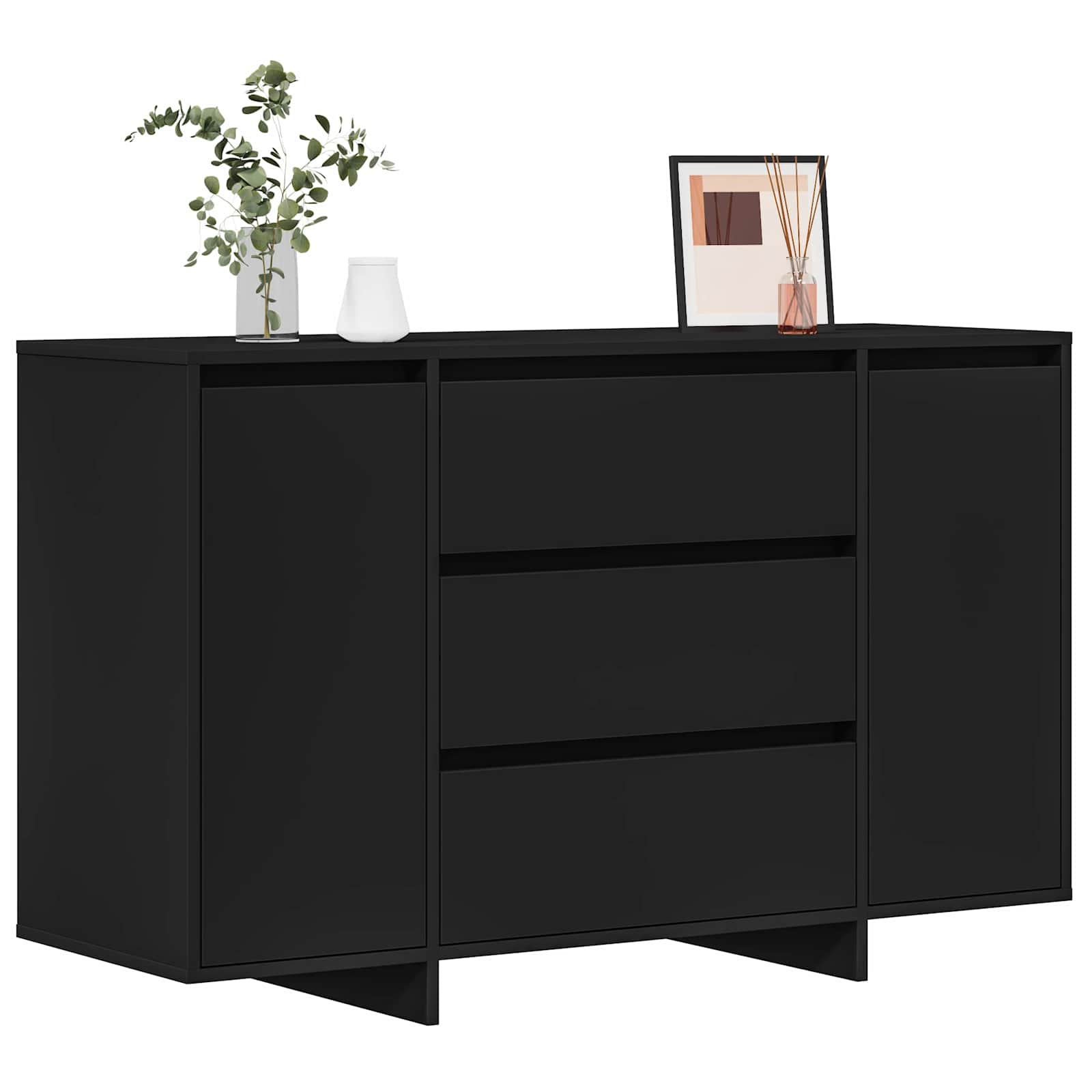 Kreveta s ladicama Crna 120 x 41 x 75 cm Konstruirano drvo