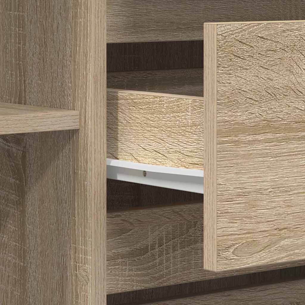 Kreveta Sonoma hrast 120 x 41 x 75 cm Konstruirano drvo