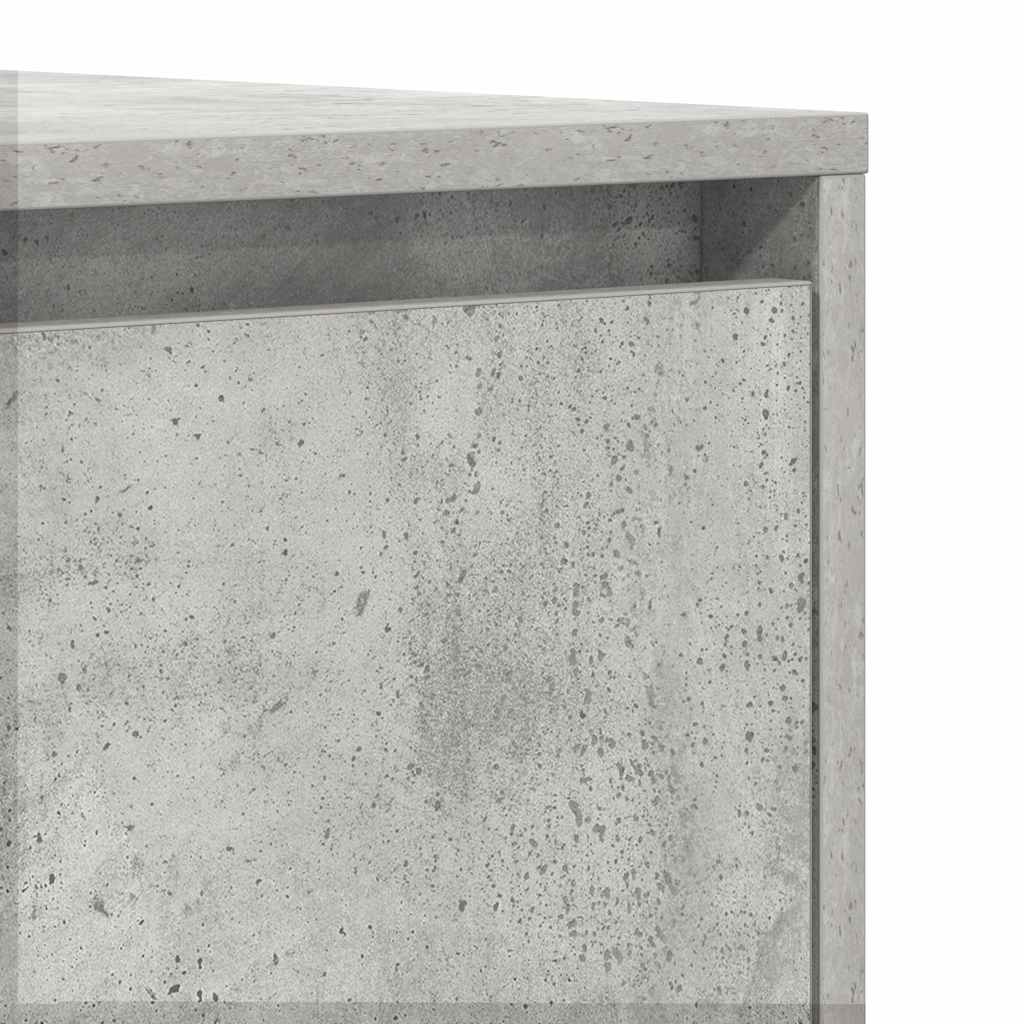 Kreveta Betonski sivi 120 x 41 x 75 cm Konstruirano drvo