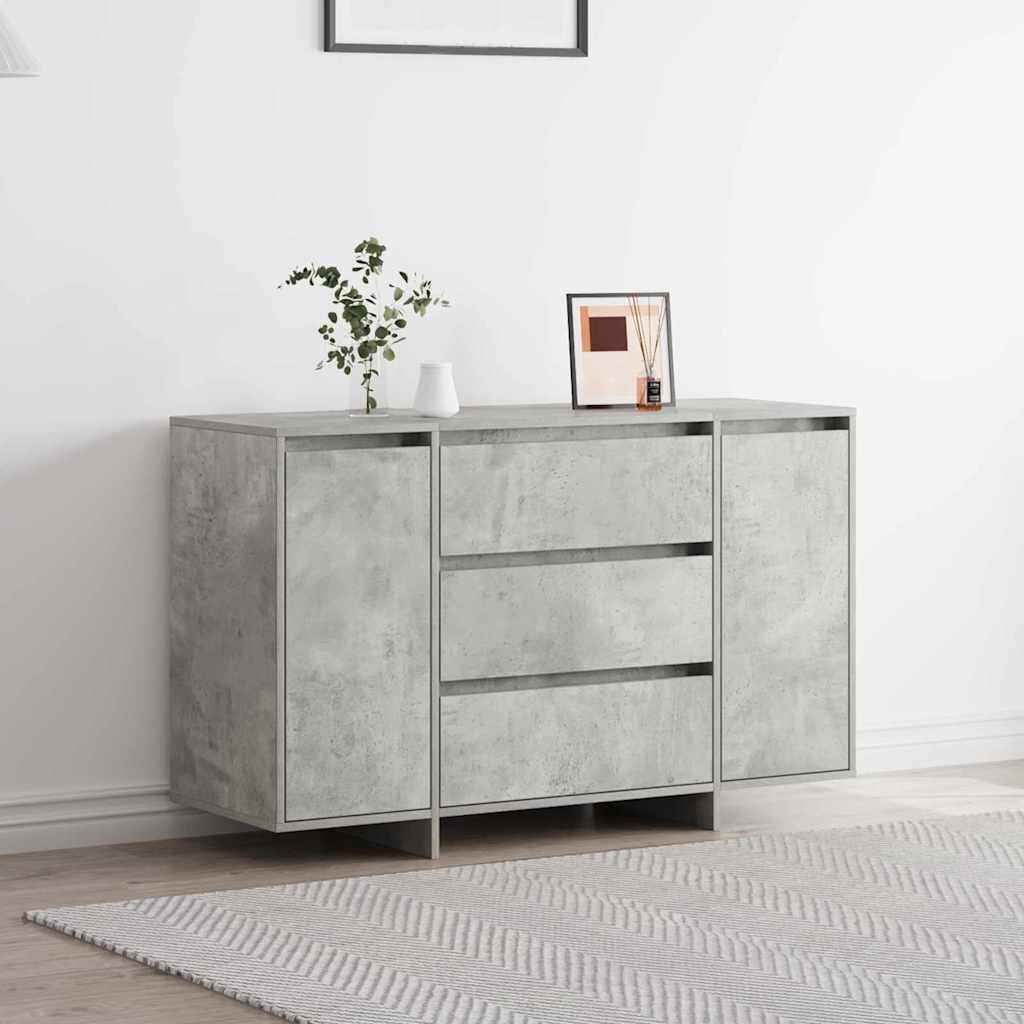 Kreveta Betonski sivi 120 x 41 x 75 cm Konstruirano drvo