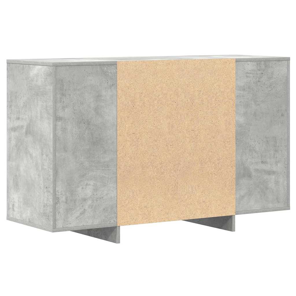 Kreveta Betonski sivi 120 x 41 x 75 cm Konstruirano drvo
