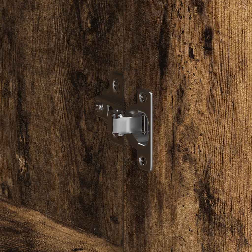 Kreveta Dimljeni hrast 120 x 41 x 75 cm Konstruirano drvo