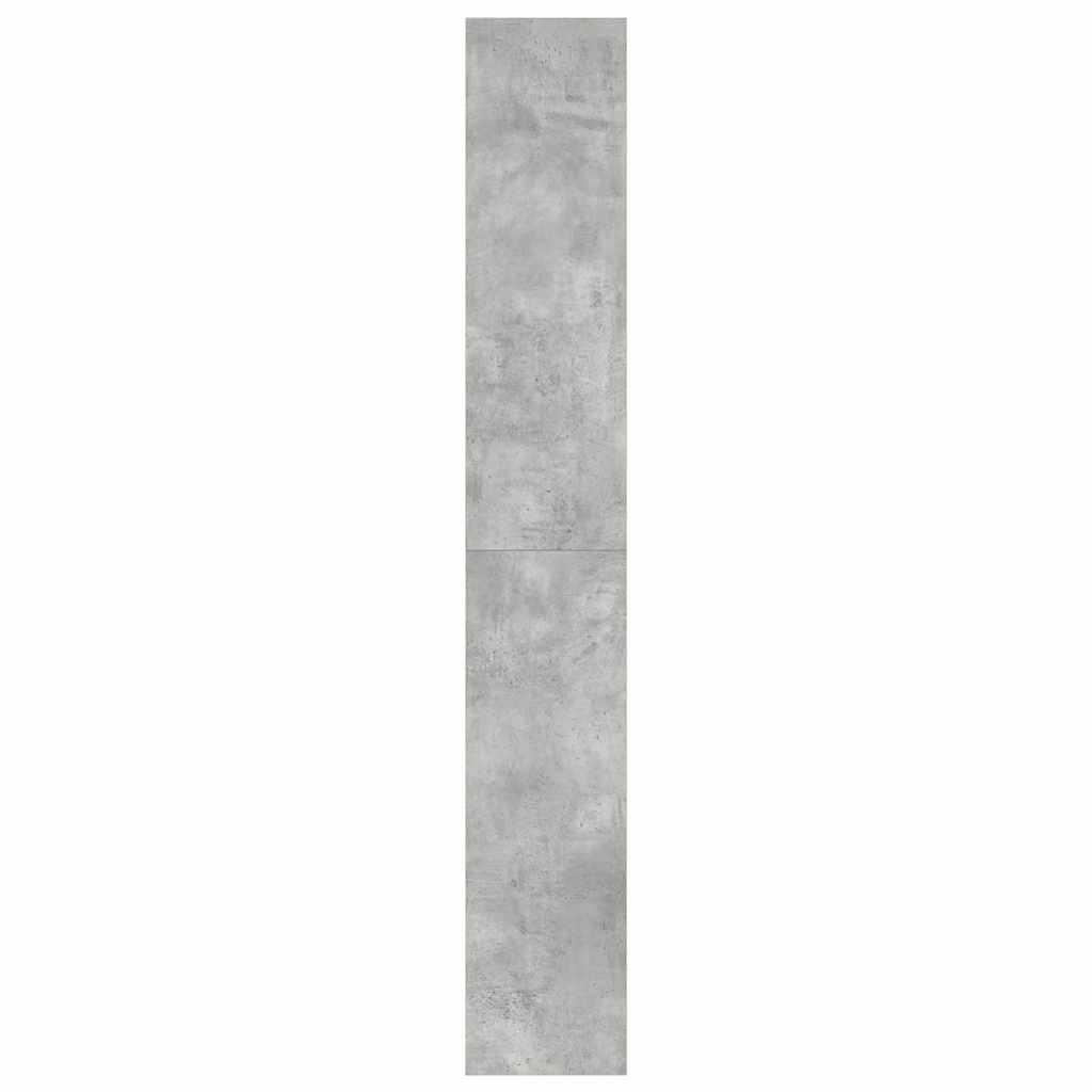 Ormarić za knjige Betonski sivi 100 x 30 x 198 cm