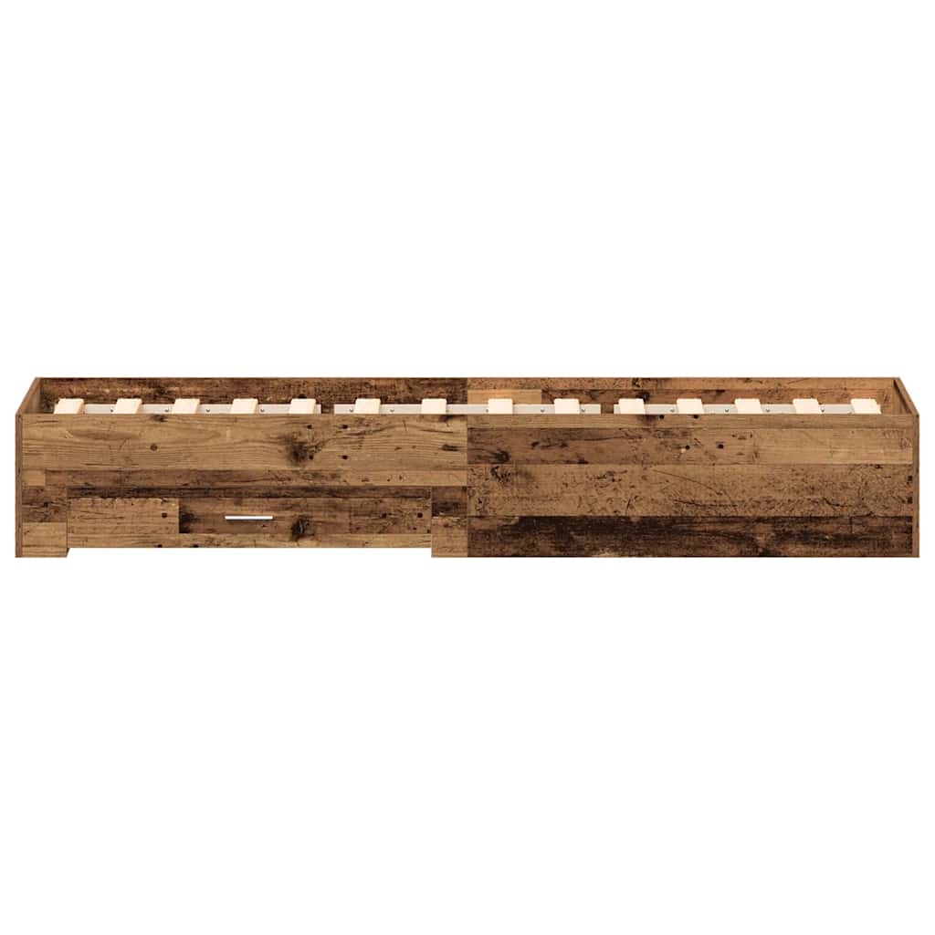 Krevetna konstrukcija Staro drvo 100 x 200 cm Konstruirano drvo