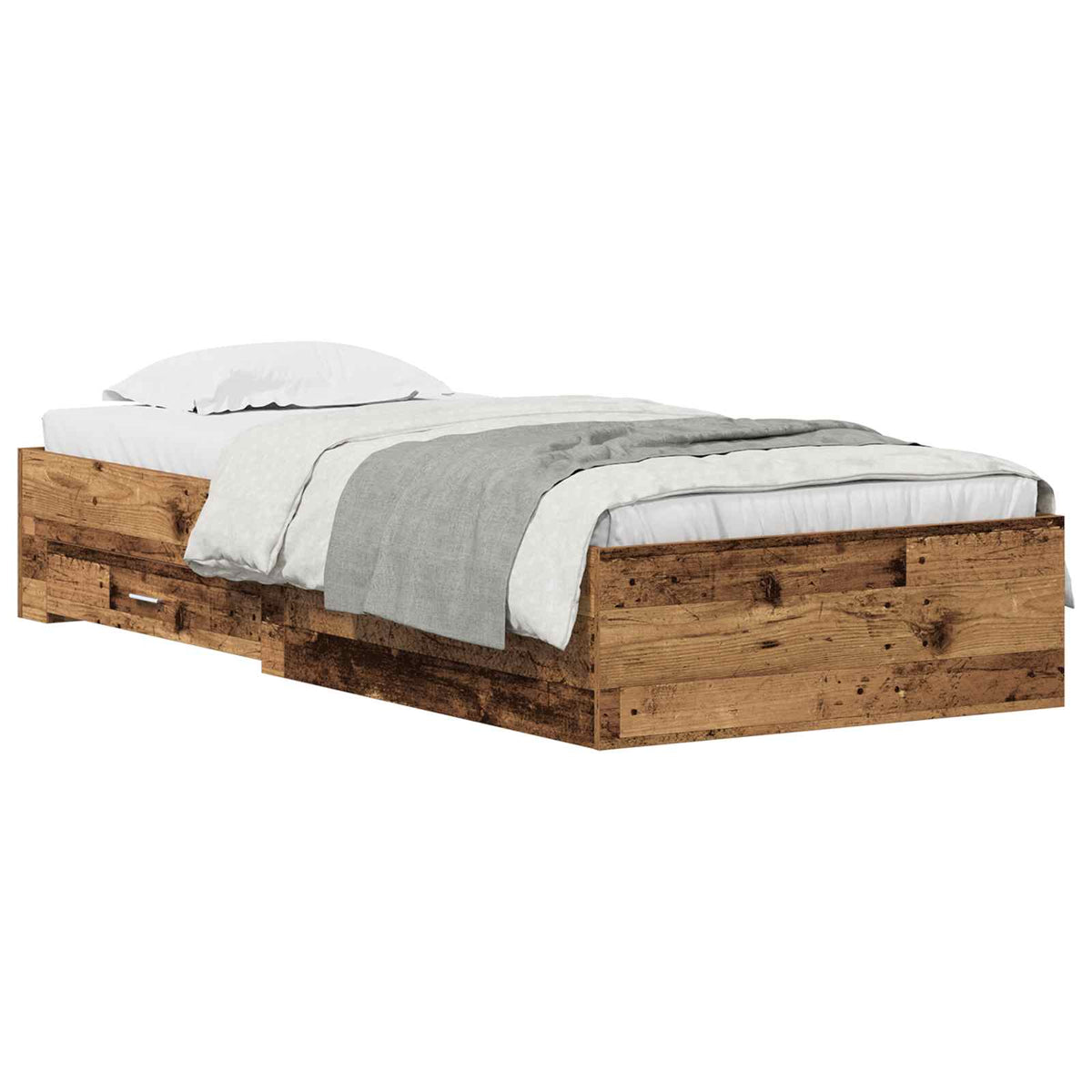 Krevetna konstrukcija Staro drvo 90 x 200 cm Konstruirano drvo