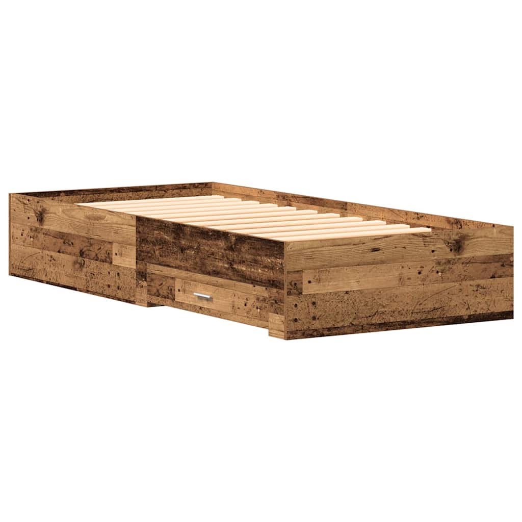 Krevetna konstrukcija Staro drvo 90 x 200 cm Konstruirano drvo