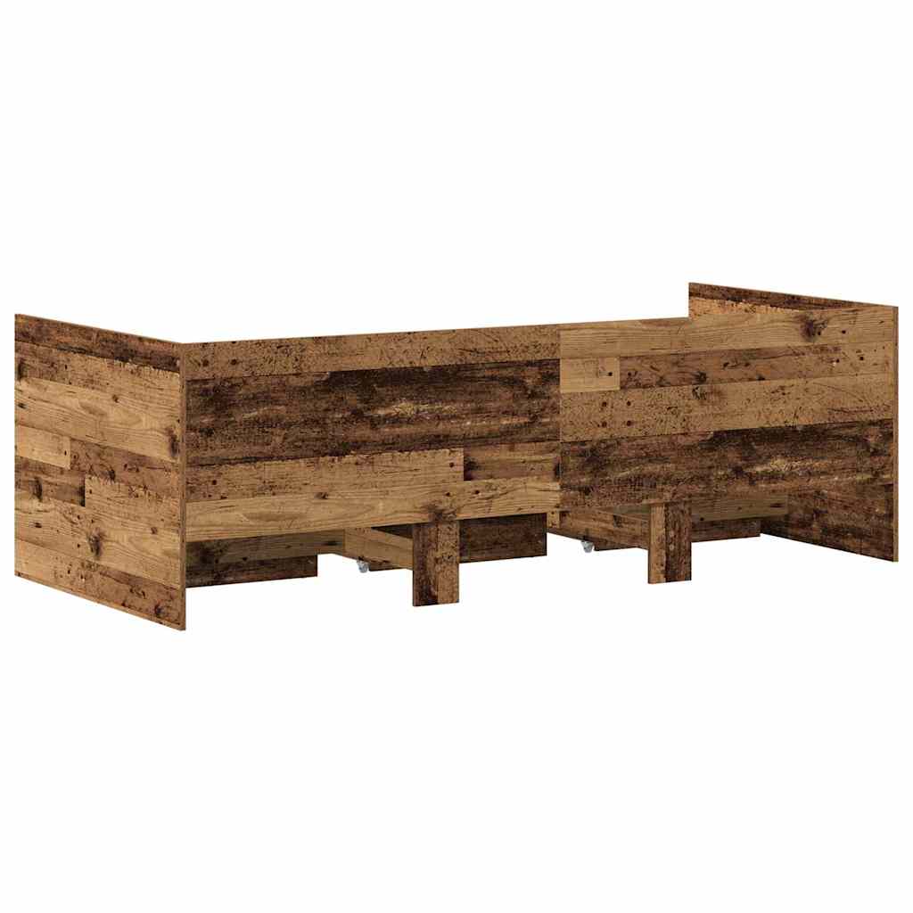 Krevet na dan Staro drvo 90 x 200 cm Konstruirano drvo