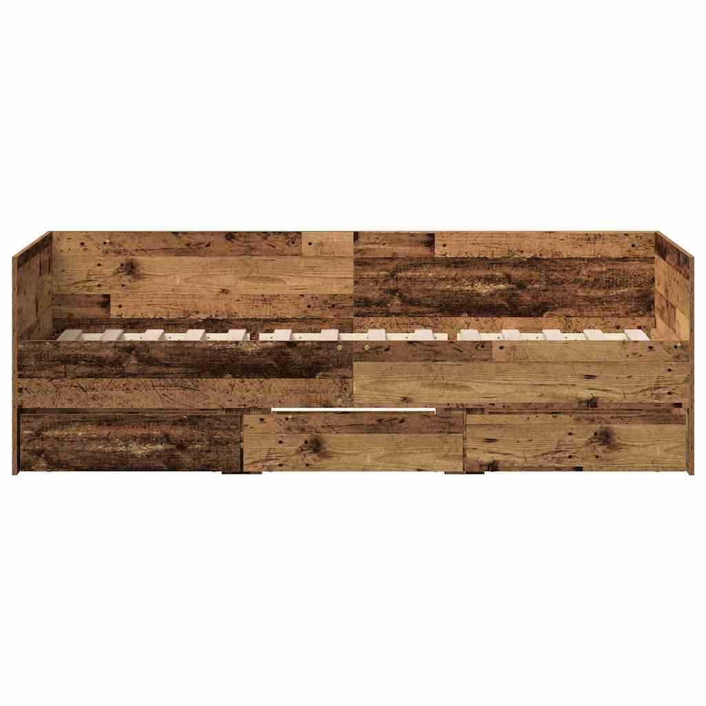 Krevet na dan Staro drvo 90 x 200 cm Konstruirano drvo
