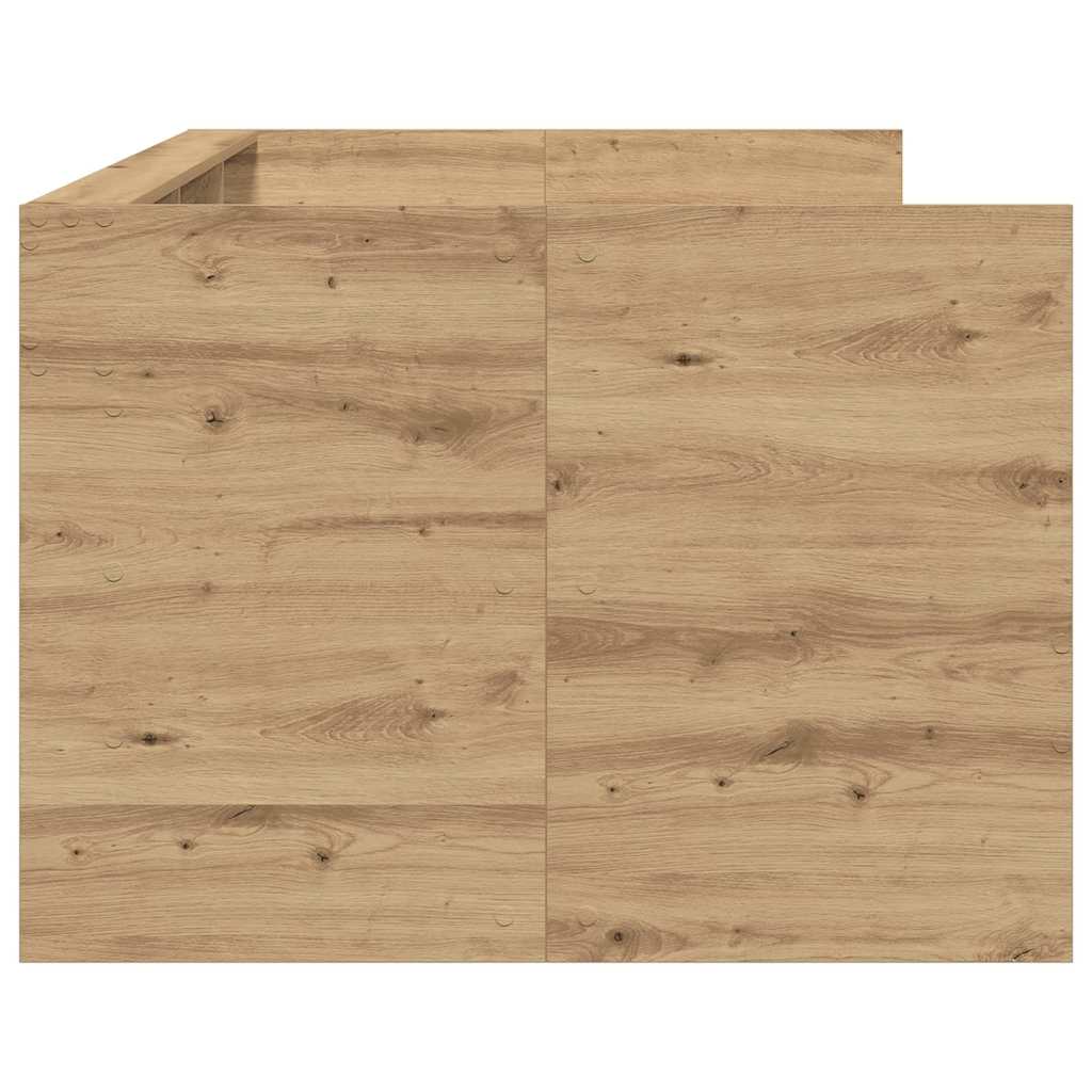 Krevet na dan Umjetnički hrast 90 x 190 cm Konstruirano drvo