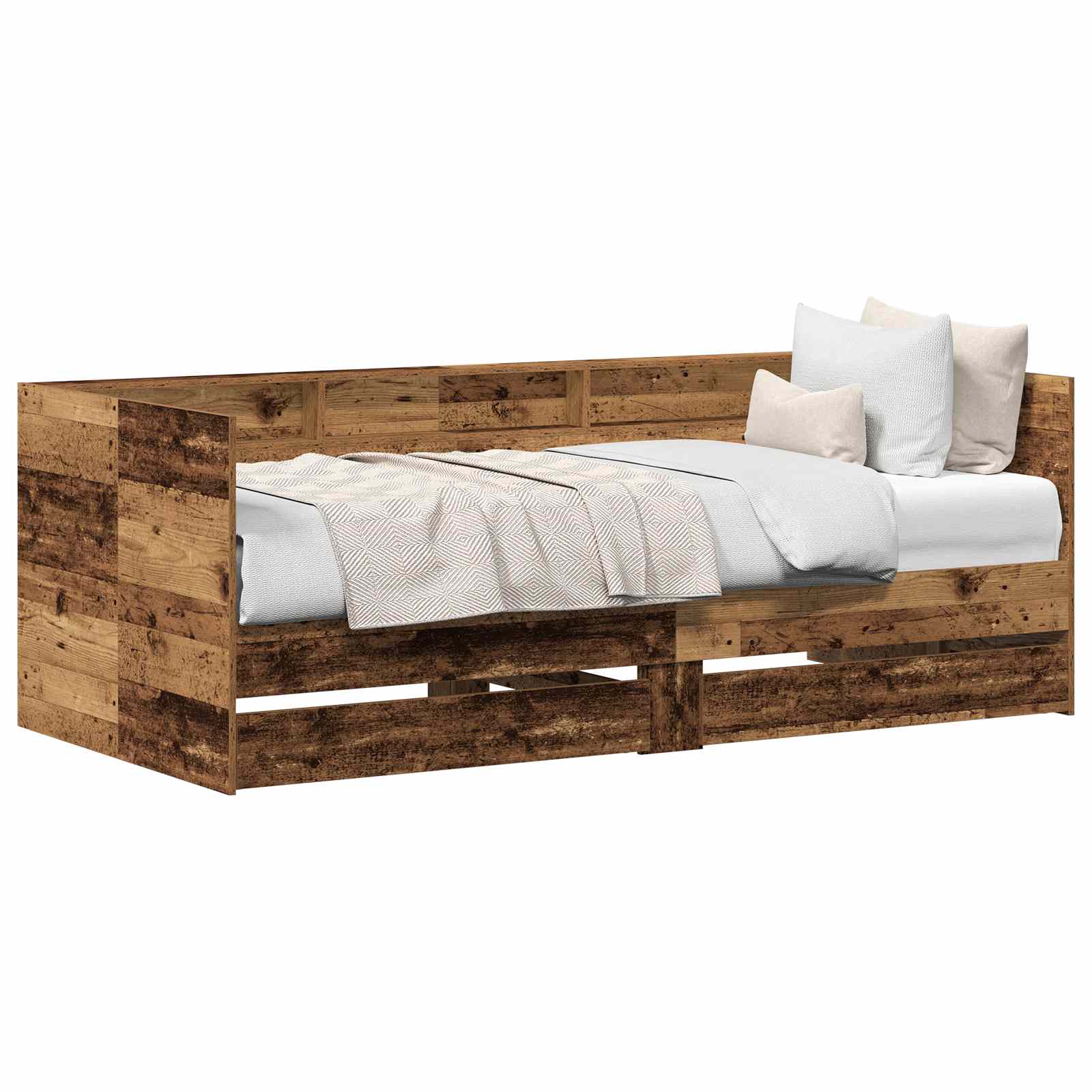 Krevet na dan Staro drvo 75 x 190 cm Konstruirano drvo