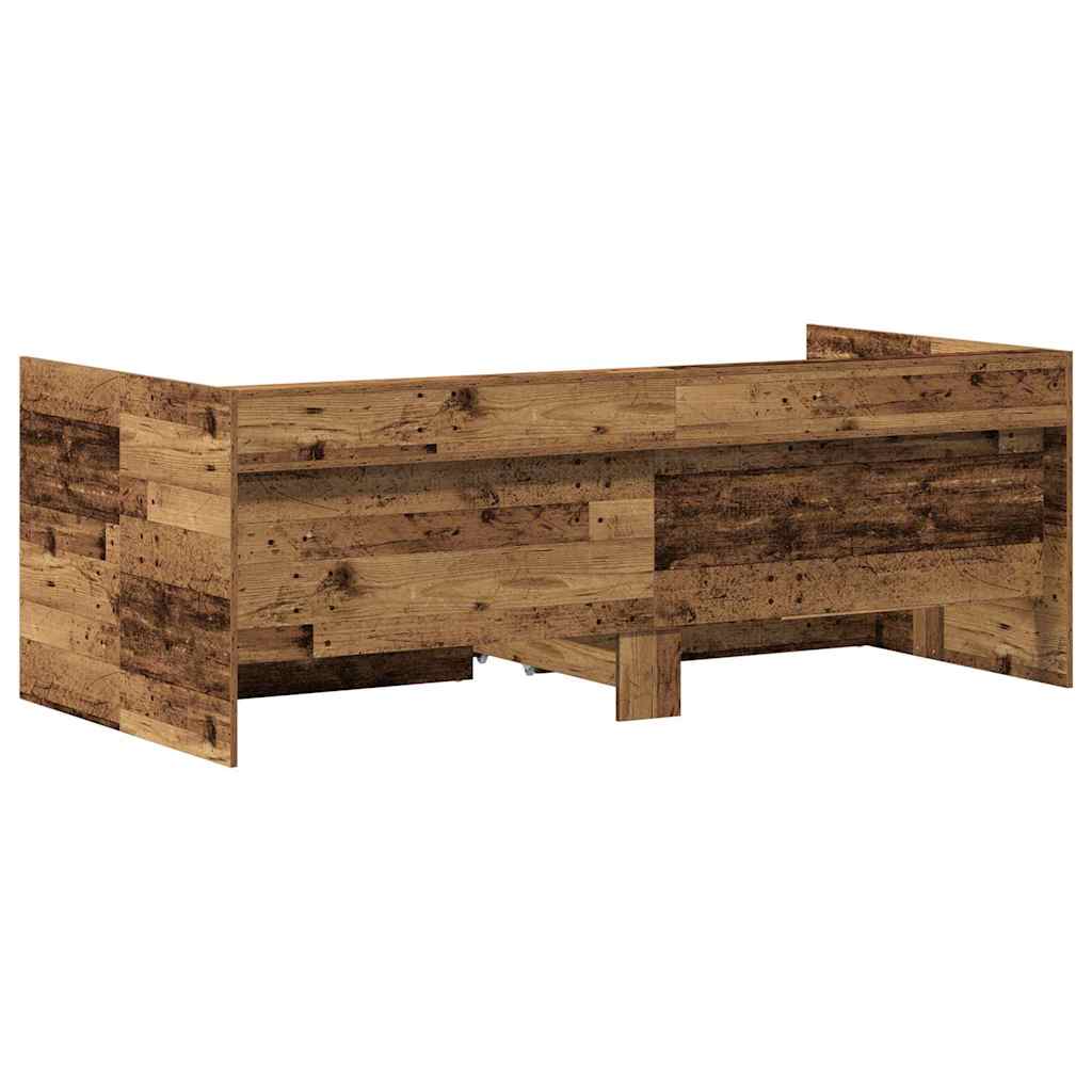Krevet na dan Staro drvo 75 x 190 cm Konstruirano drvo