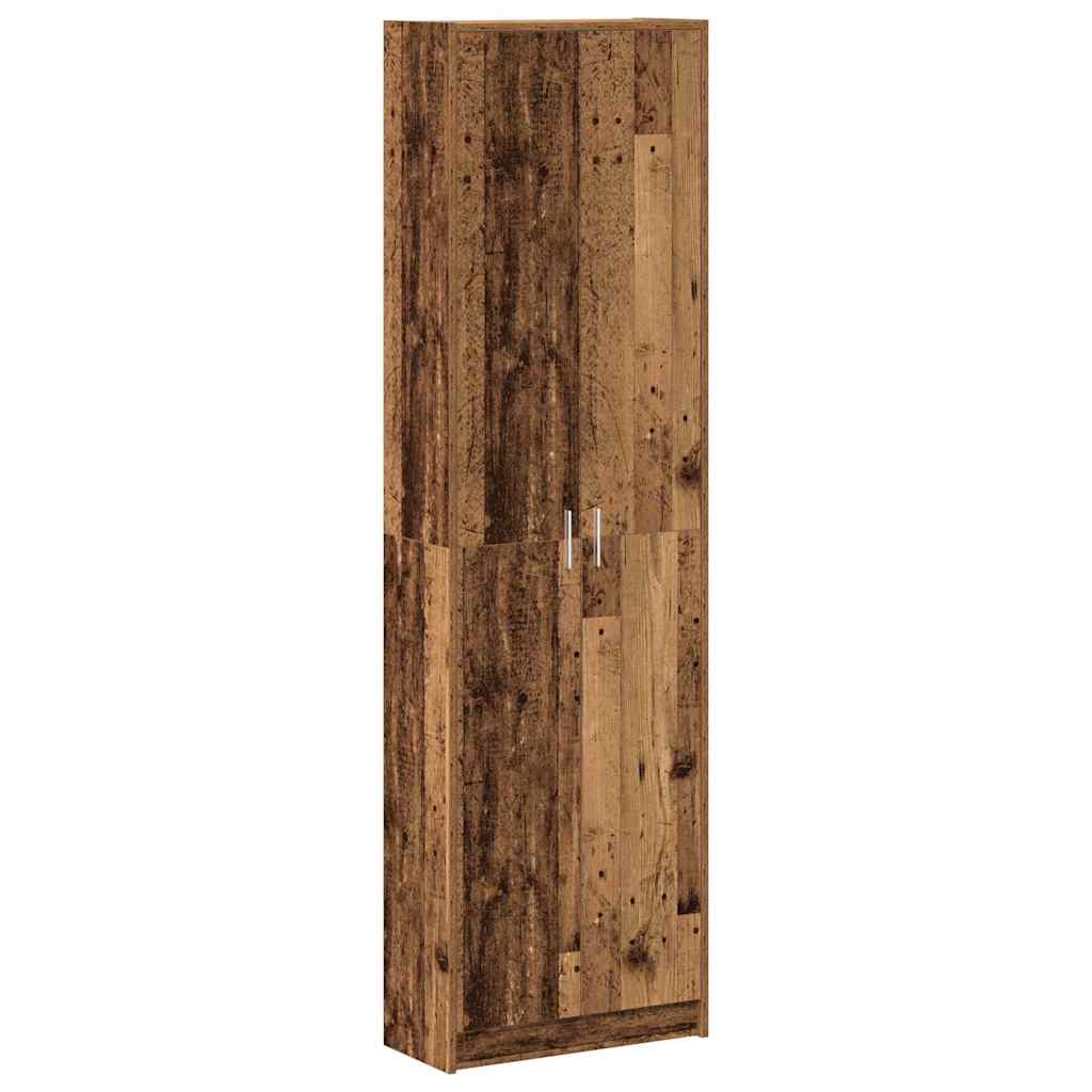 Ormarić s policom Staro drvo 55 x 25 x 189 cm Konstruirano drvo