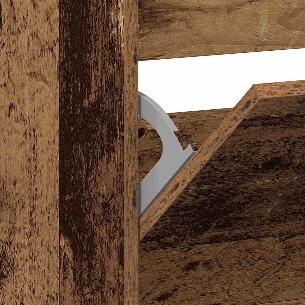 Ormar za cipele Staro drvo 80 x 21 x 163,5 cm Konstruirano drvo
