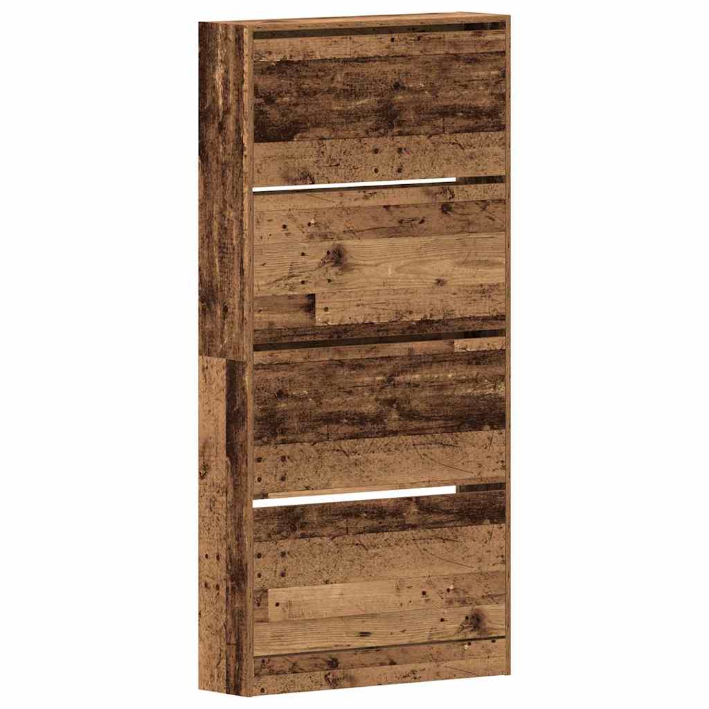 Ormar za cipele Staro drvo 80 x 21 x 163,5 cm Konstruirano drvo