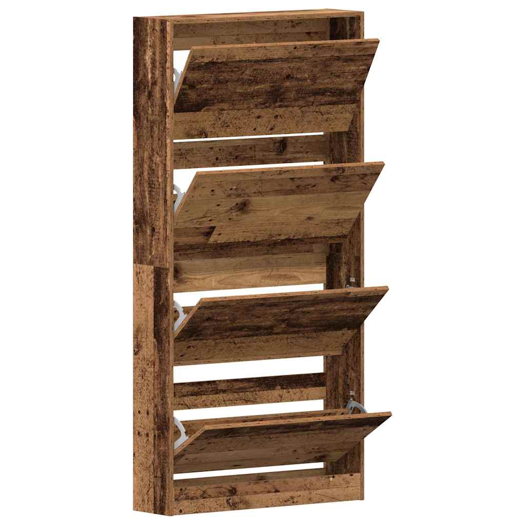 Ormar za cipele Staro drvo 80 x 21 x 163,5 cm Konstruirano drvo
