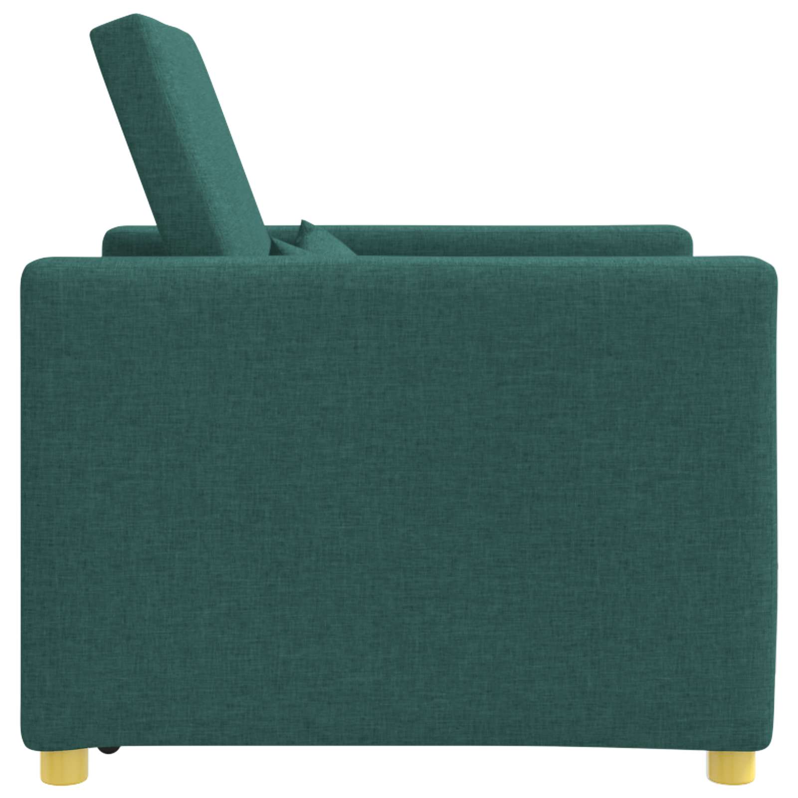 Sofa na razvlačenje Singl Tamnozelena 90 x 165 x 87 cm tkanina
