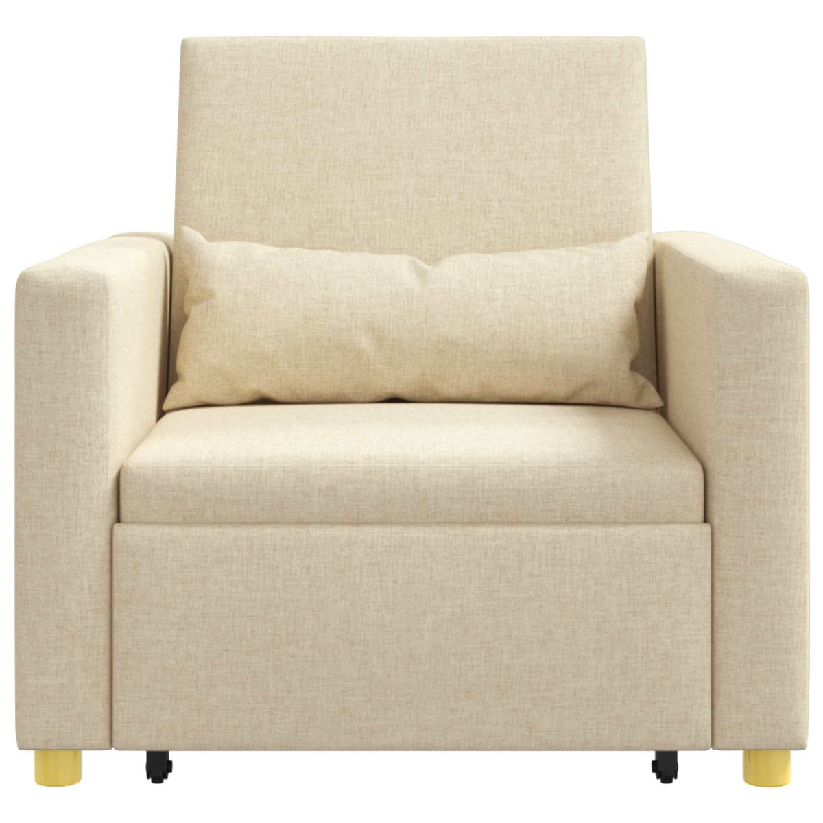 Sofa na razvlačenje Singl Krema 90 x 165 x 87 cm tkanina