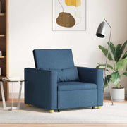 Sofa na razvlačenje Singl Plava 90 x 165 x 87 cm tkanina