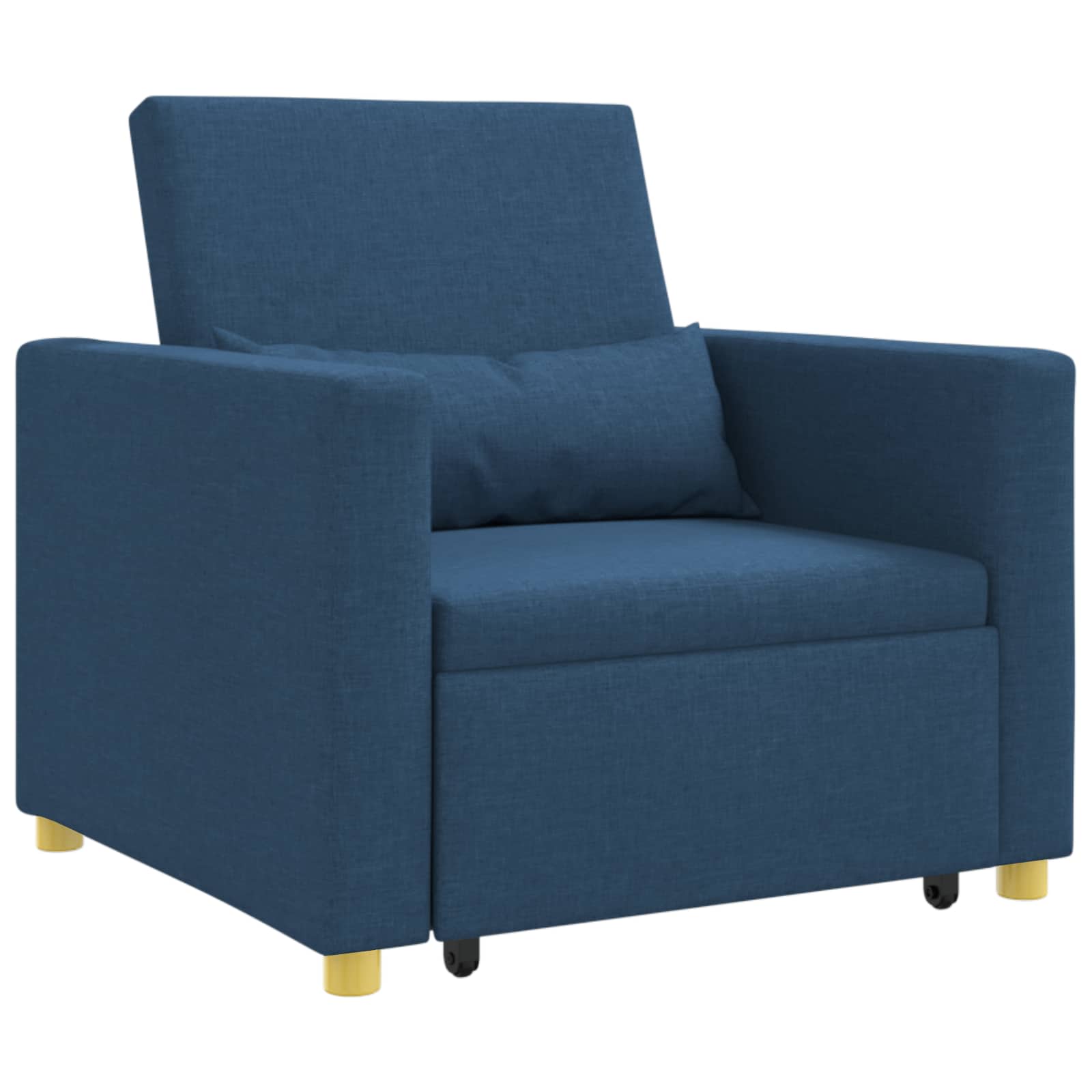 Sofa na razvlačenje Singl Plava 90 x 165 x 87 cm tkanina